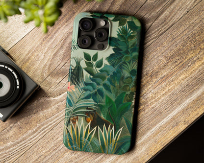 Henri Rousseau - The Equatorial Jungle iPhone case