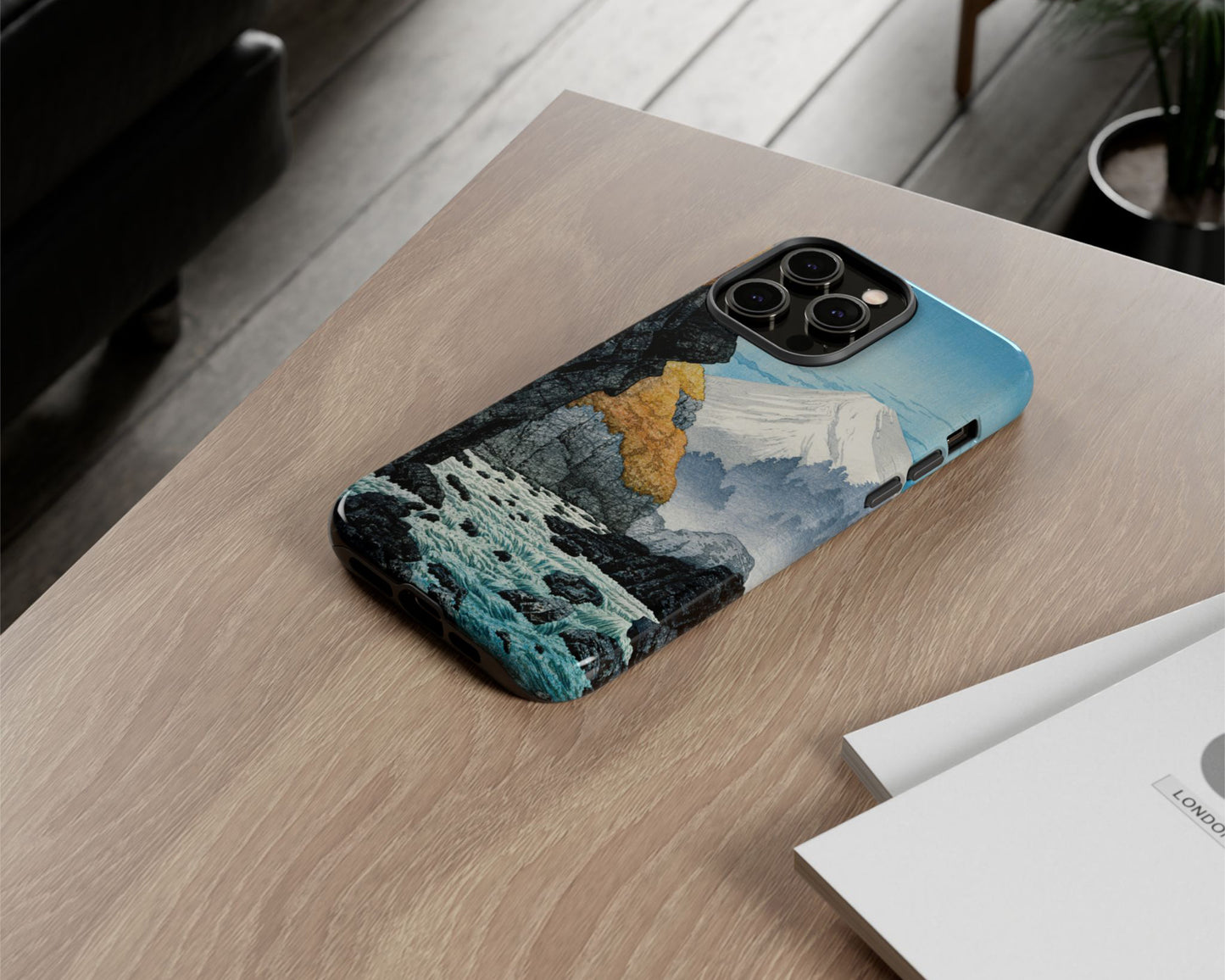 Hiroaki Takahashi - Foot of Mount Ashitaka iPhone case