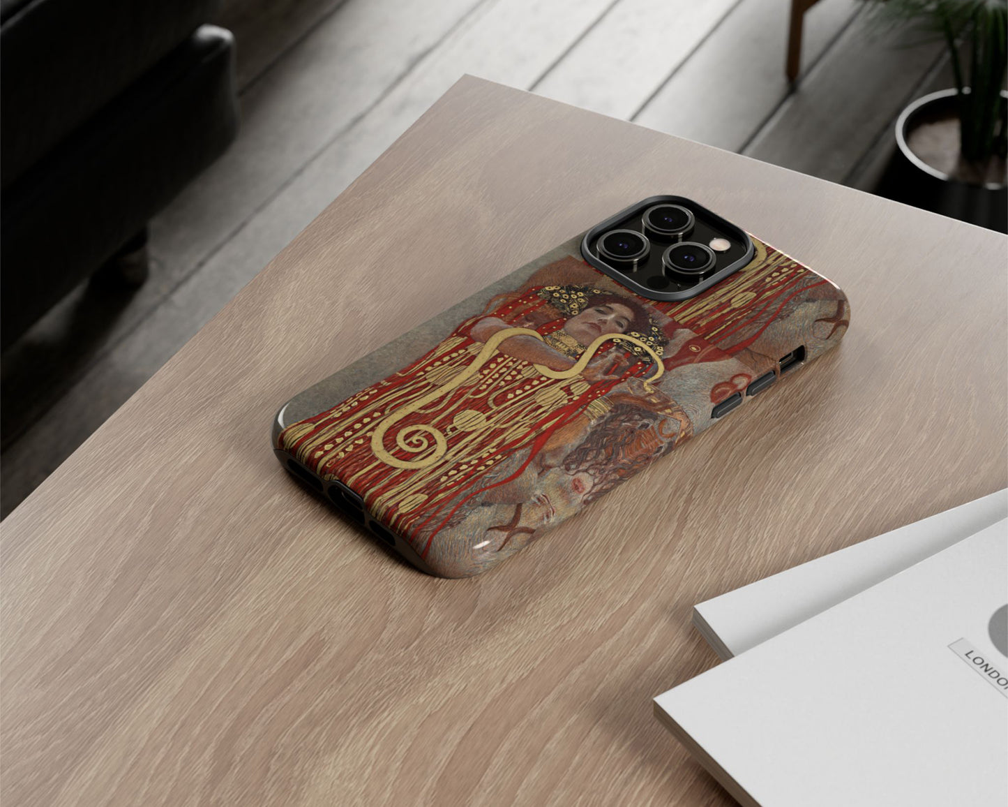Gustav Klimt - Hygieia iPhone case