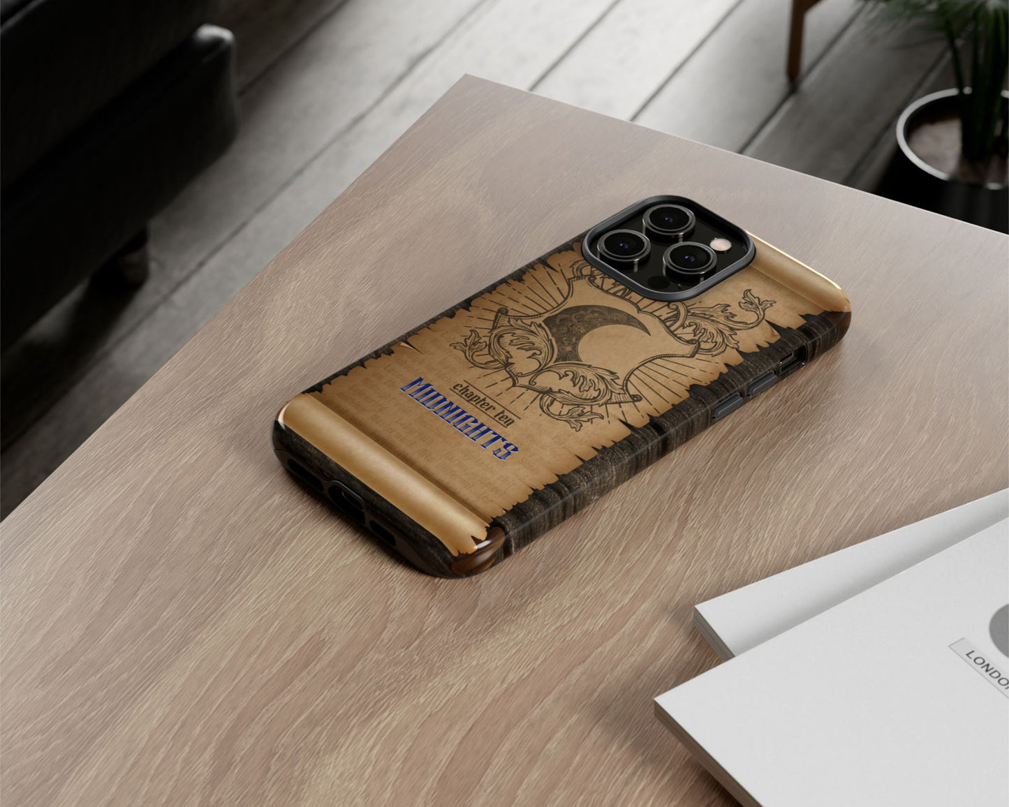 Midnights era medieval scroll iPhone case