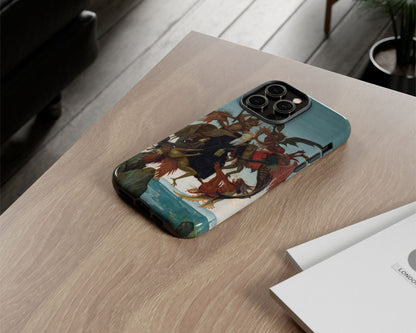 Michelangelo Buonarroti - The Torment of Saint Anthony iPhone case