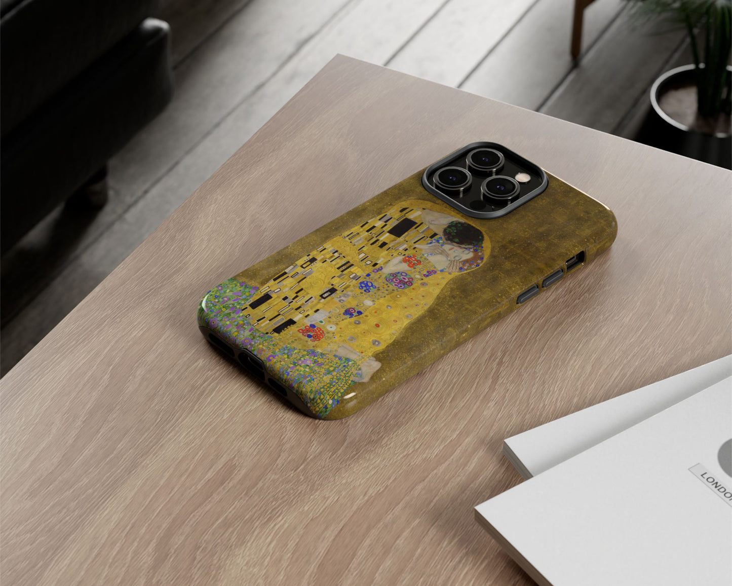 Gustav Klimt - The Kiss iPhone case