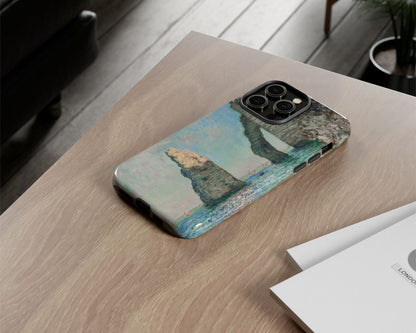 Claude Monet - Cliffs at Étretat iPhone case