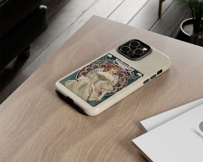 Alphonse Maria Mucha - F. Champenois Imprimeur-Editeur iPhone case