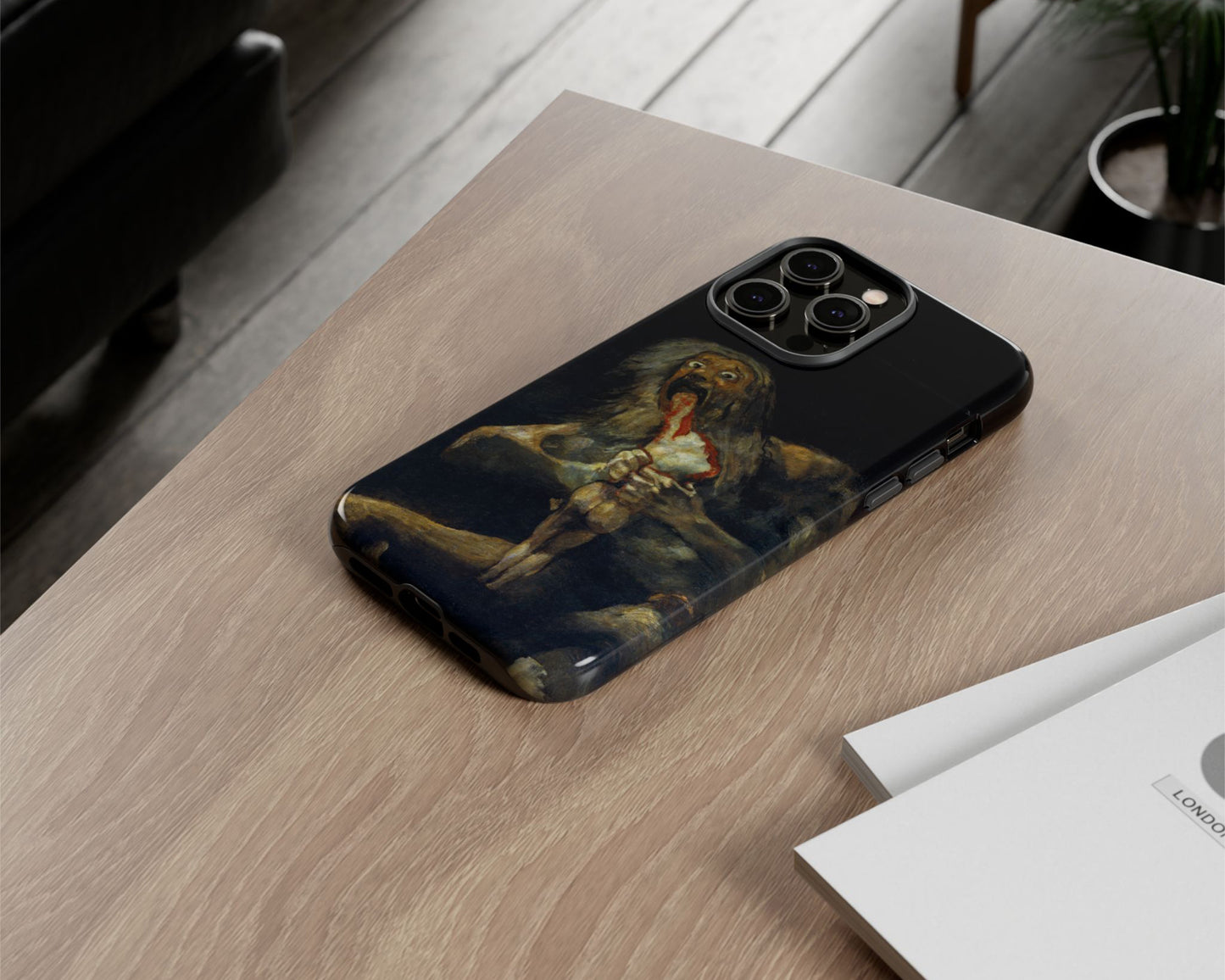 Francisco Goya - Saturn Devouring His Son iPhone case