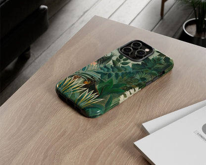 Henri Rousseau - The Equatorial Jungle iPhone case