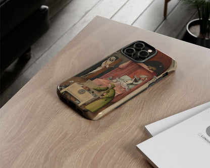 Hieronymus Bosch - Death and the Miser iPhone case