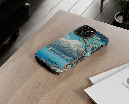 Hiroaki Takahashi - Mount Fuji from Lake Yamanaka iPhone case