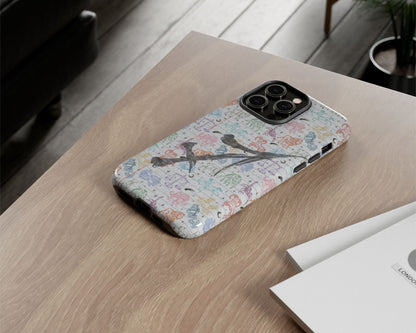 Sagittarius Zodiac sign colorful drawings on notebook iPhone case