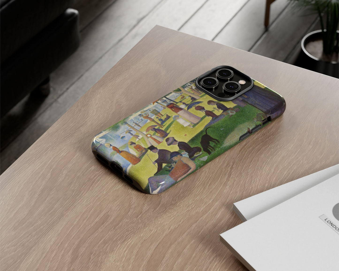 Georges Seurat - A Sunday on La Grande Jatte iPhone case
