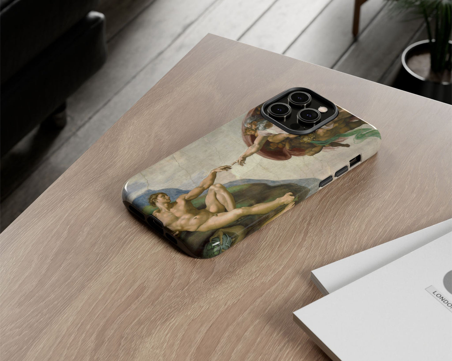 Michelangelo Buonarroti - The Creation of Adam iPhone case