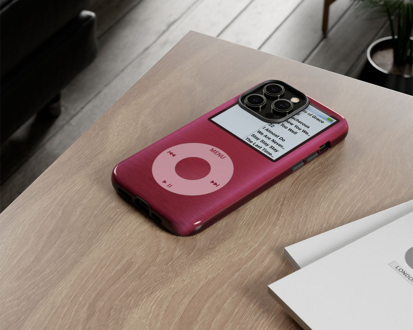 Red era iPod Nano style iPhone case