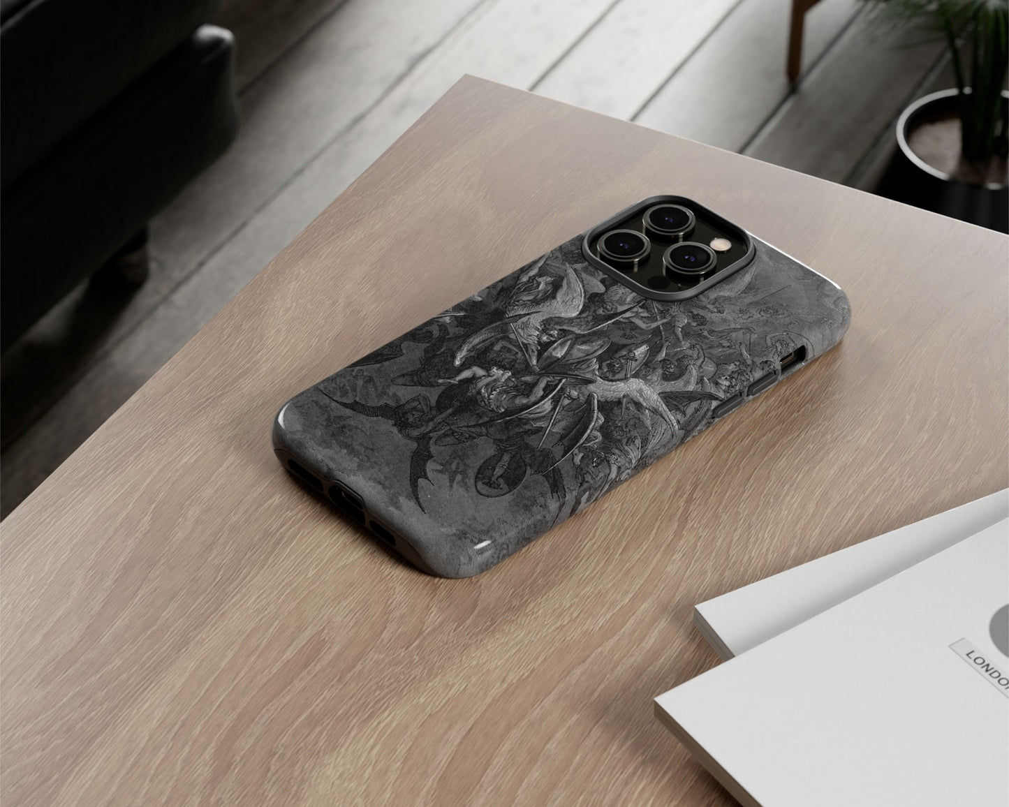 Gustave Dore - Paradise Lost iPhone case