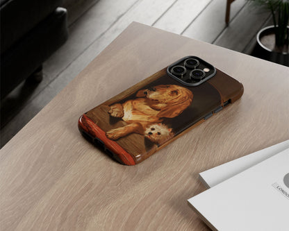 Edwin Landseer - Dignity and Impudence iPhone case