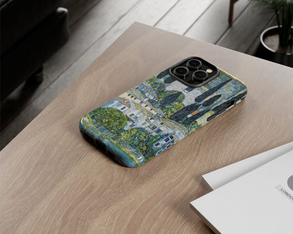 Gustav Klimt - Kirche in Cassone iPhone case