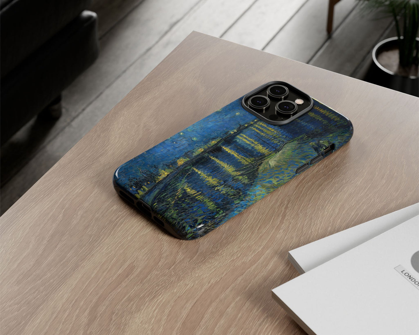 Vincent van Gogh - Starry Night Over the Rhone iPhone case