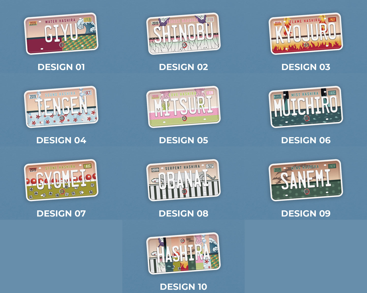 Set of the Hashira sticker