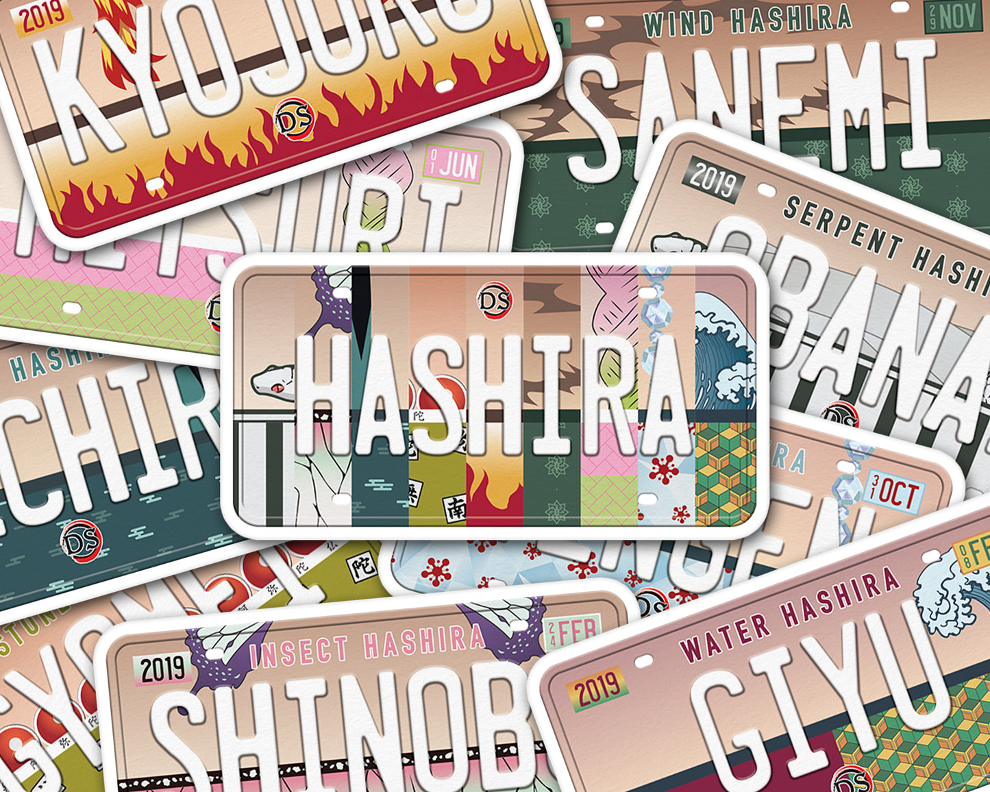 Set of the Hashira sticker