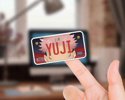 Set of anime characters sticker