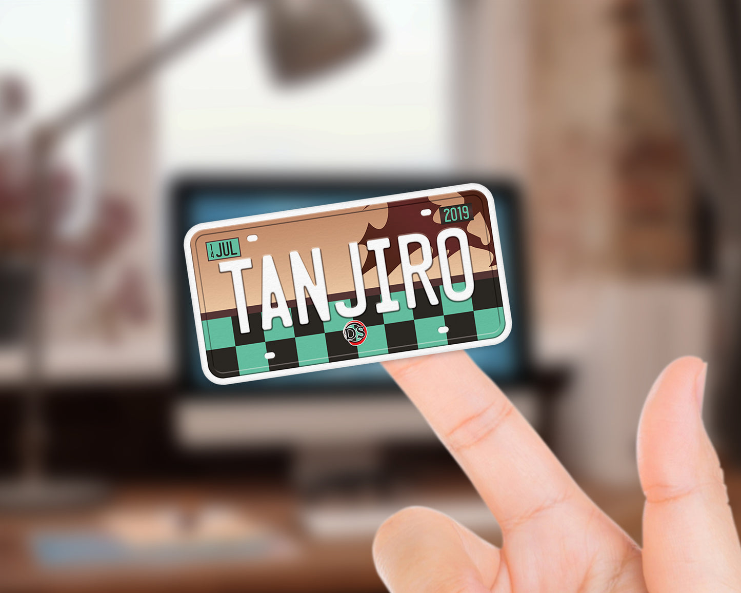 Set of anime characters sticker