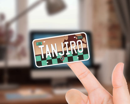 Set of anime characters sticker