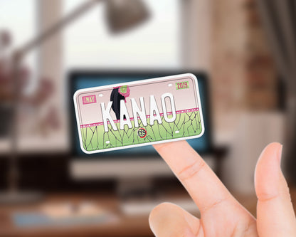 Set of anime characters sticker