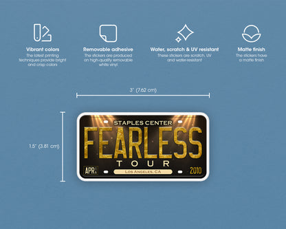 Fearless Tour sticker