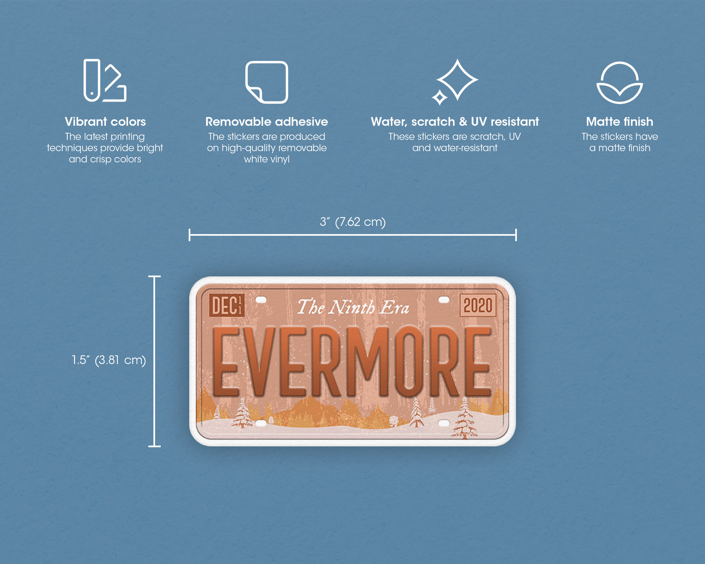 Evermore era sticker