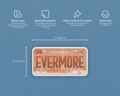 Evermore era sticker