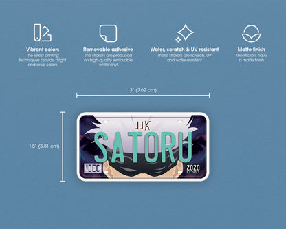 Set of anime characters sticker