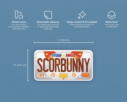 Scorbunny sticker