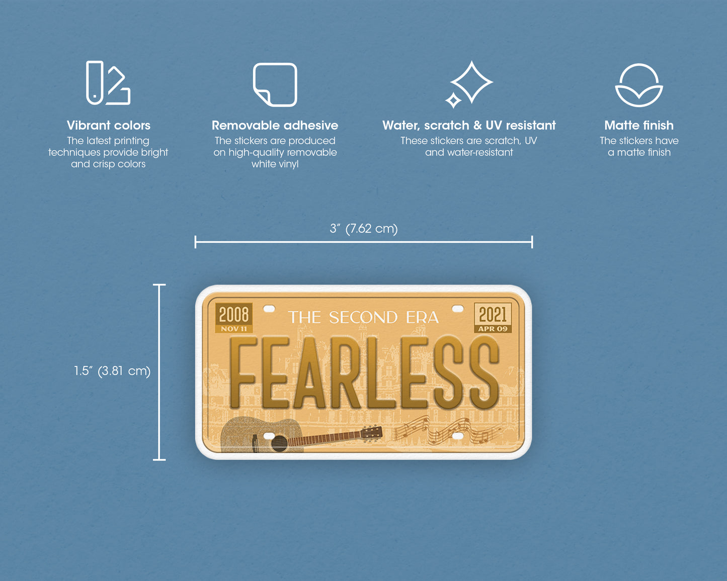 Fearless era sticker
