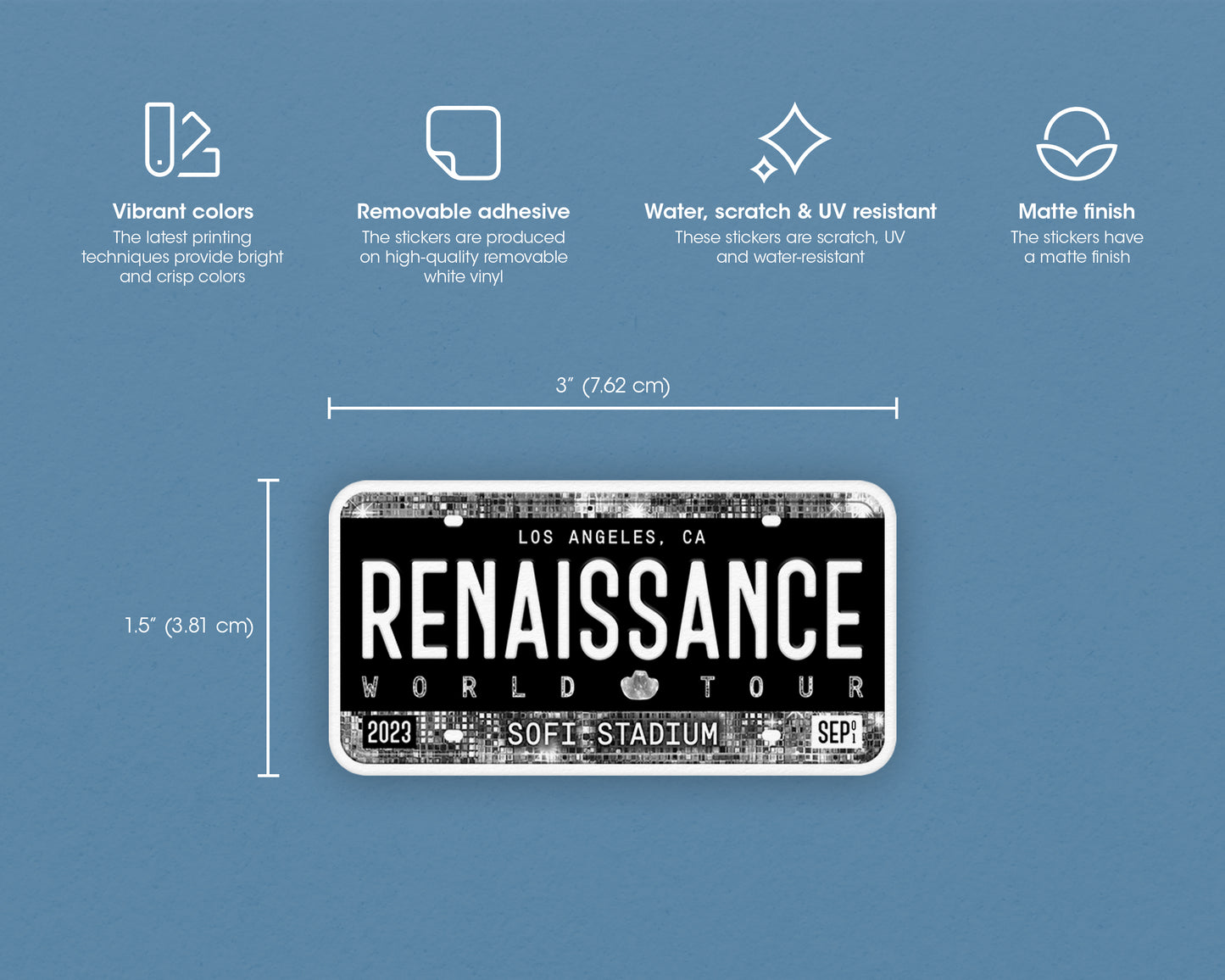 Renaissance World Tour sticker