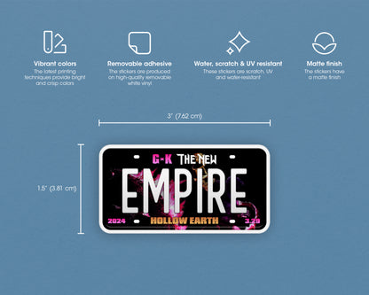 GxK: The New Empire (2024) movie sticker
