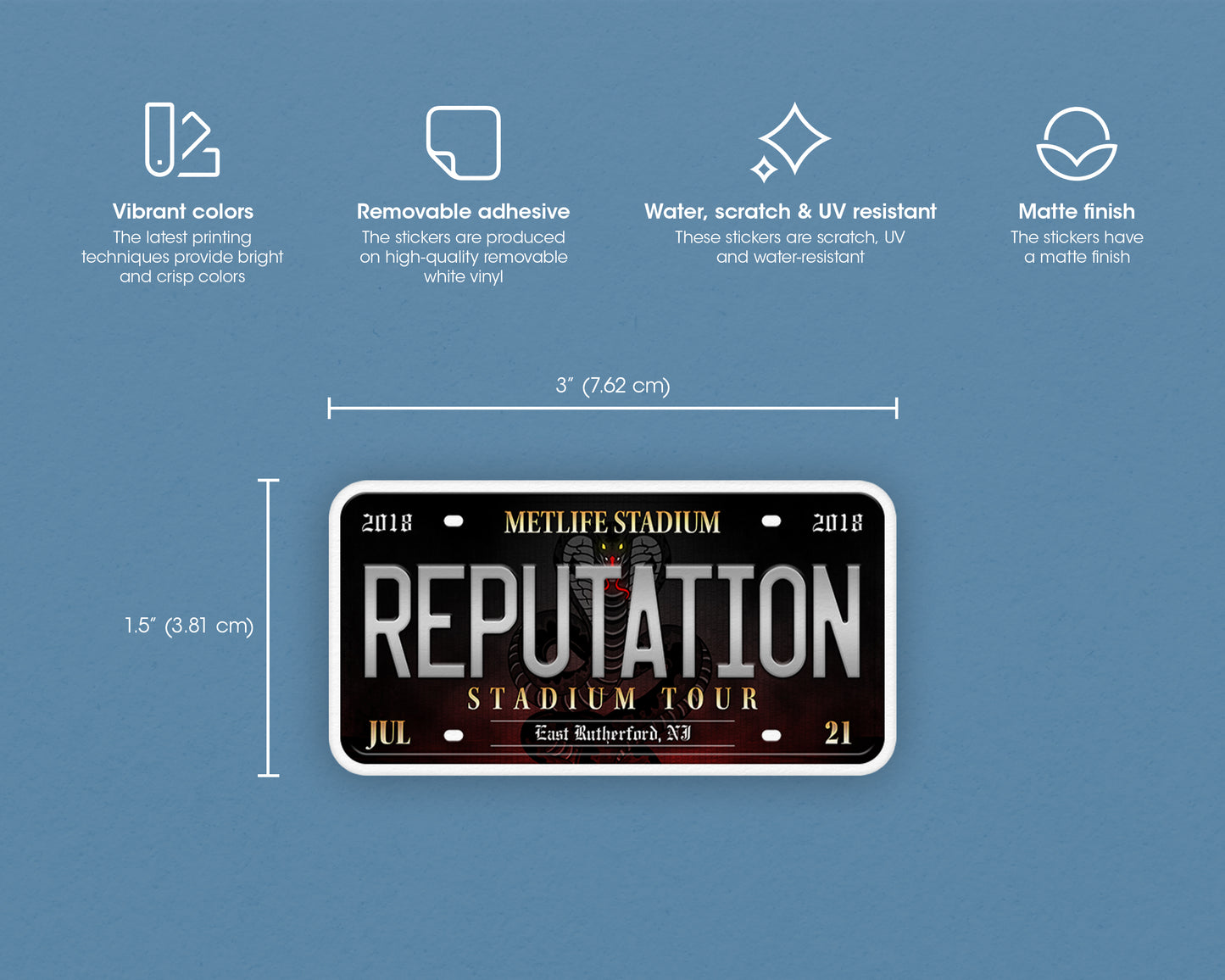 Reputation Stadium Tour sticker