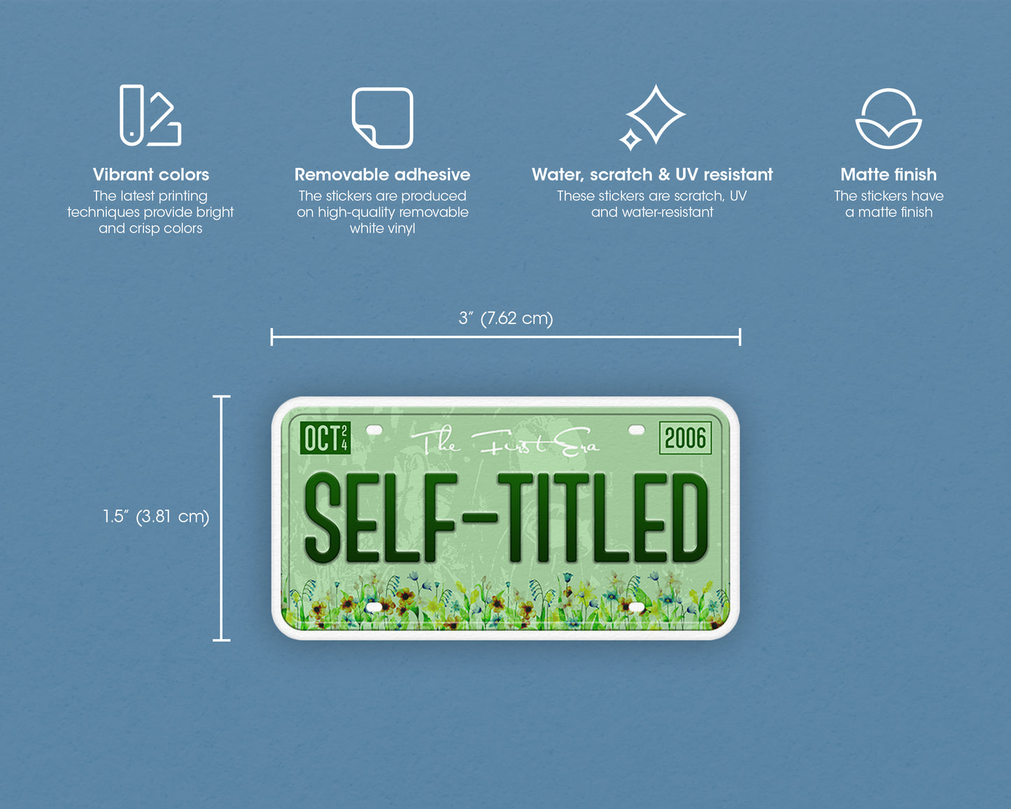 Self-titled era sticker