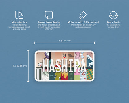 Set of the Hashira sticker