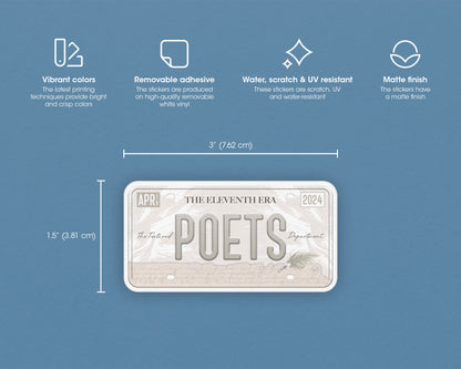 Tortured Poets era sticker