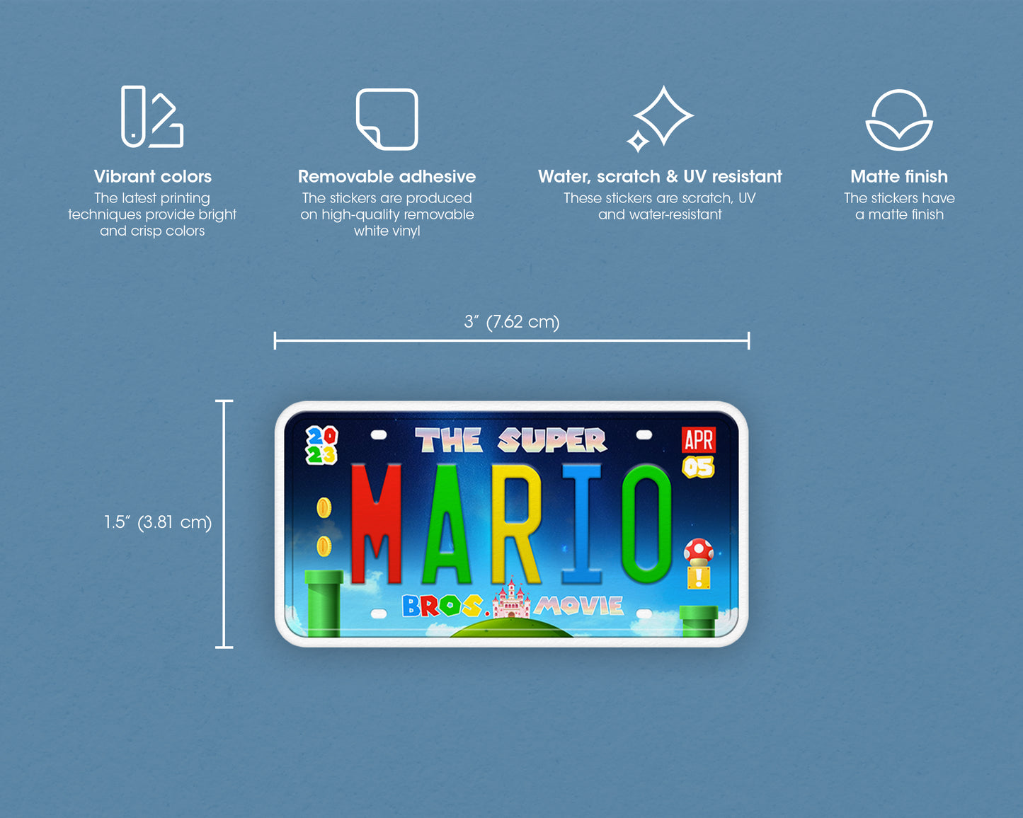 Mario Movie (2023) movie sticker