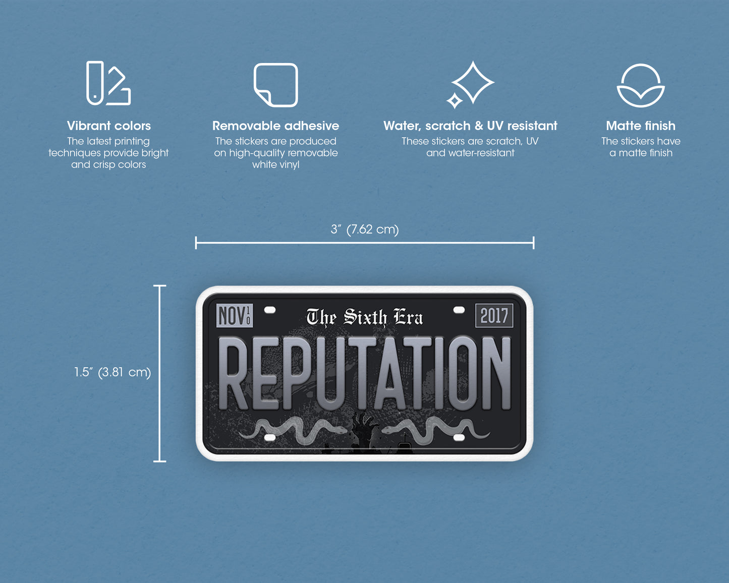 Reputation era sticker