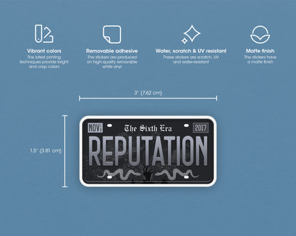 Reputation era sticker