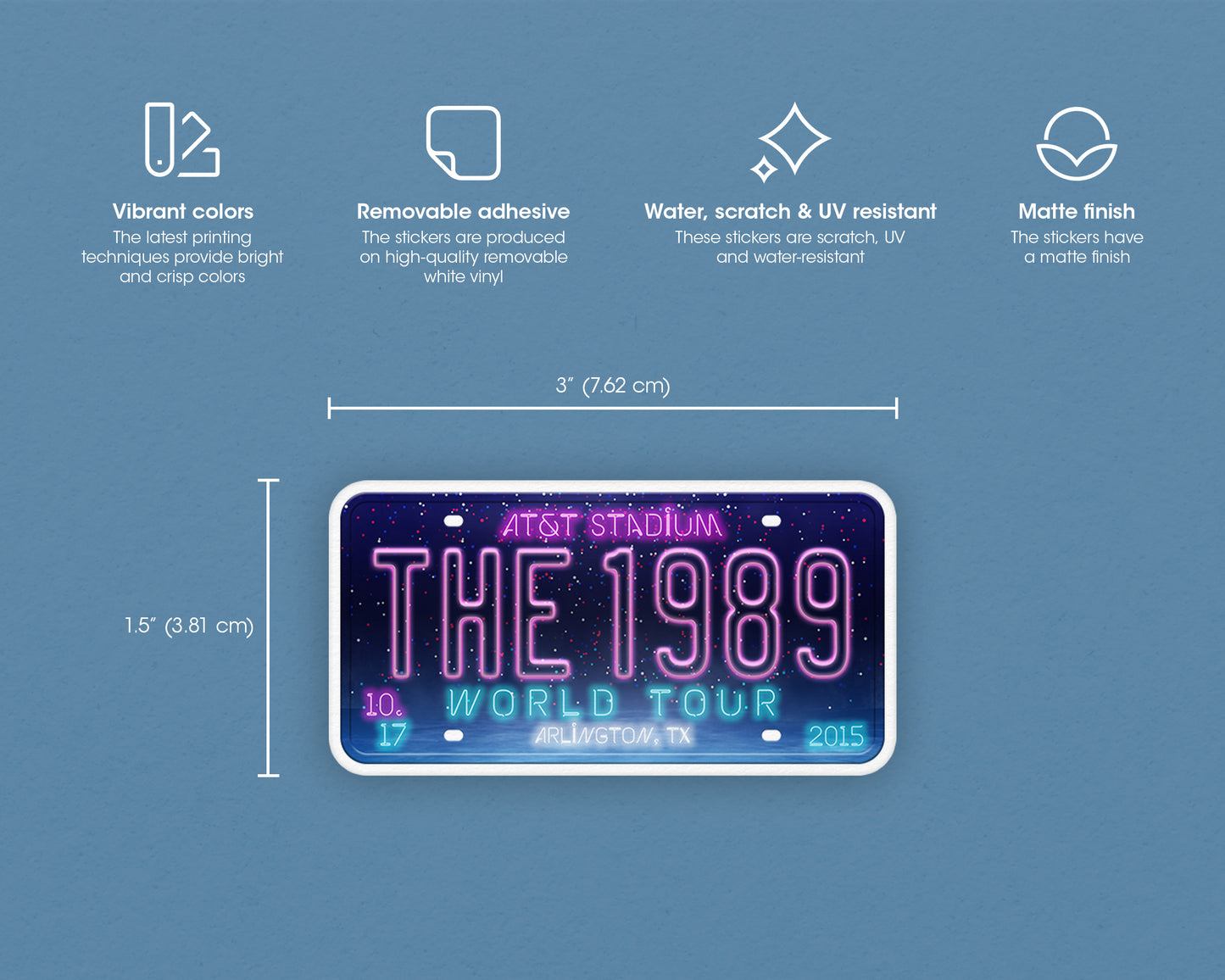 The 1989 World Tour sticker