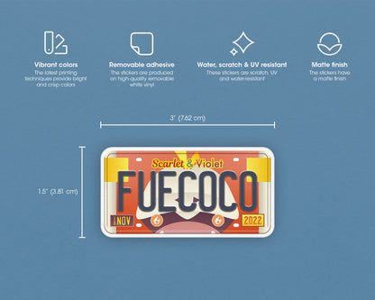 Fuecoco sticker