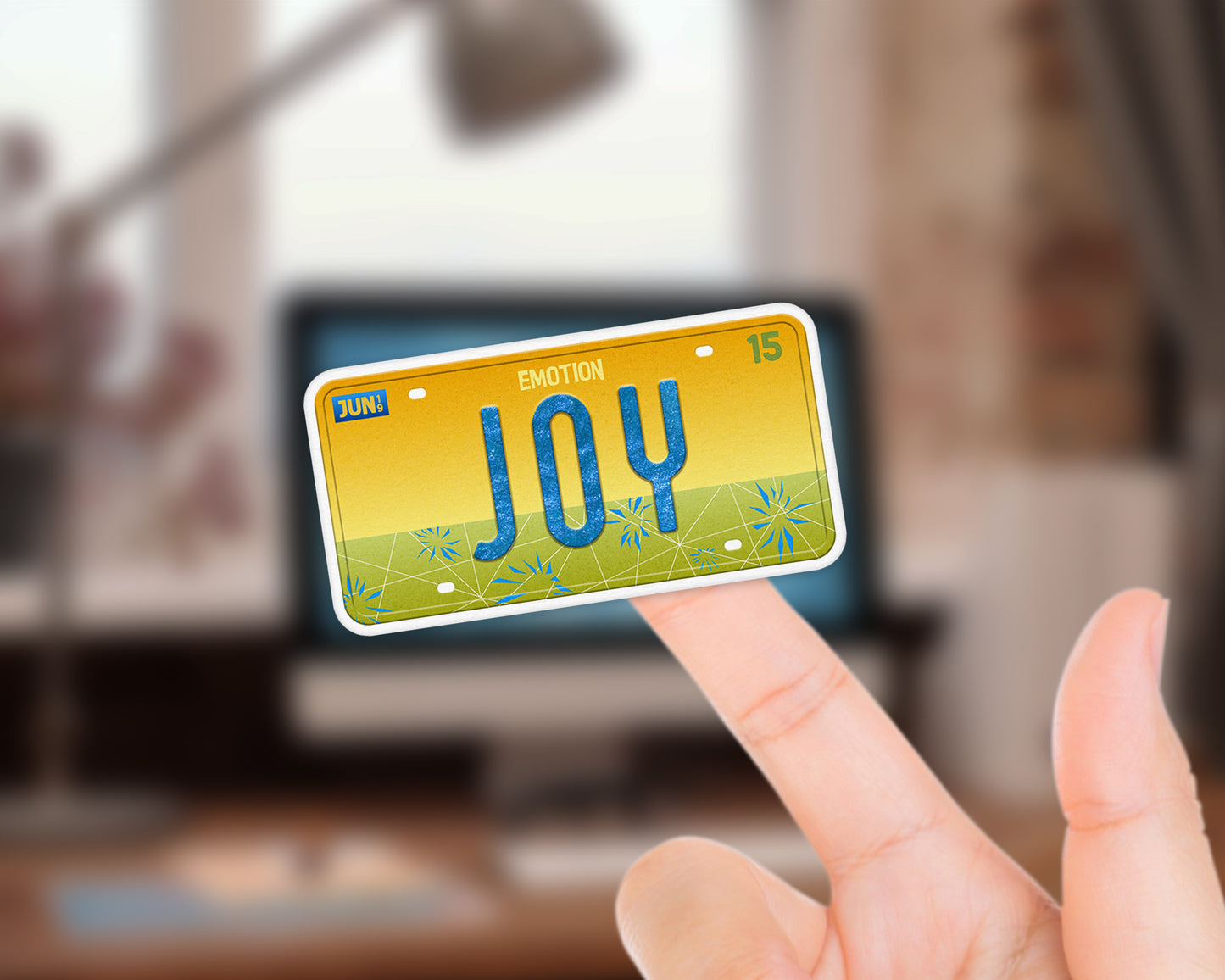 Joy emotion sticker