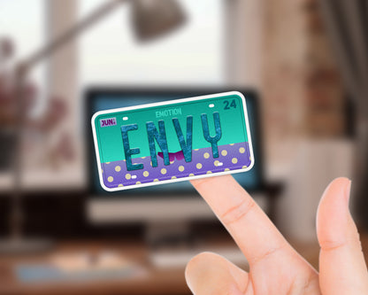 Envy emotion sticker