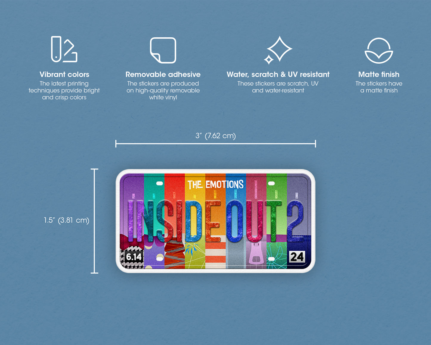 Set of the emotions sticker