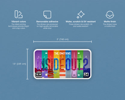 Set of the emotions sticker