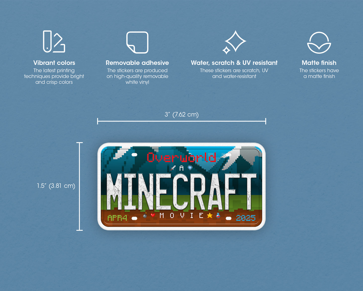 A Mine craft Movie (2025) movie sticker