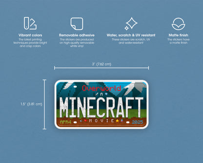 A Mine craft Movie (2025) movie sticker