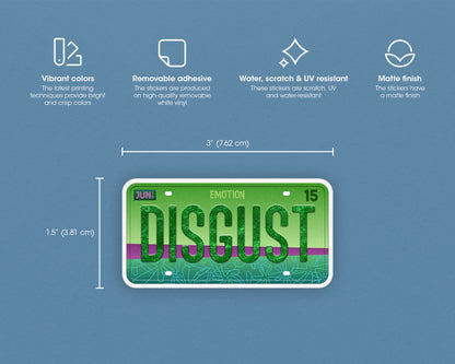 Disgust emotion sticker